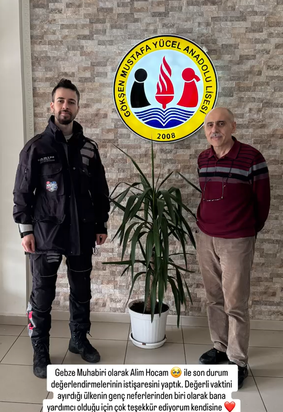 Gebze Muhabiri olarak Gökşen M.YÜCEL ANADOLU LİSESİ’NDEYDİM