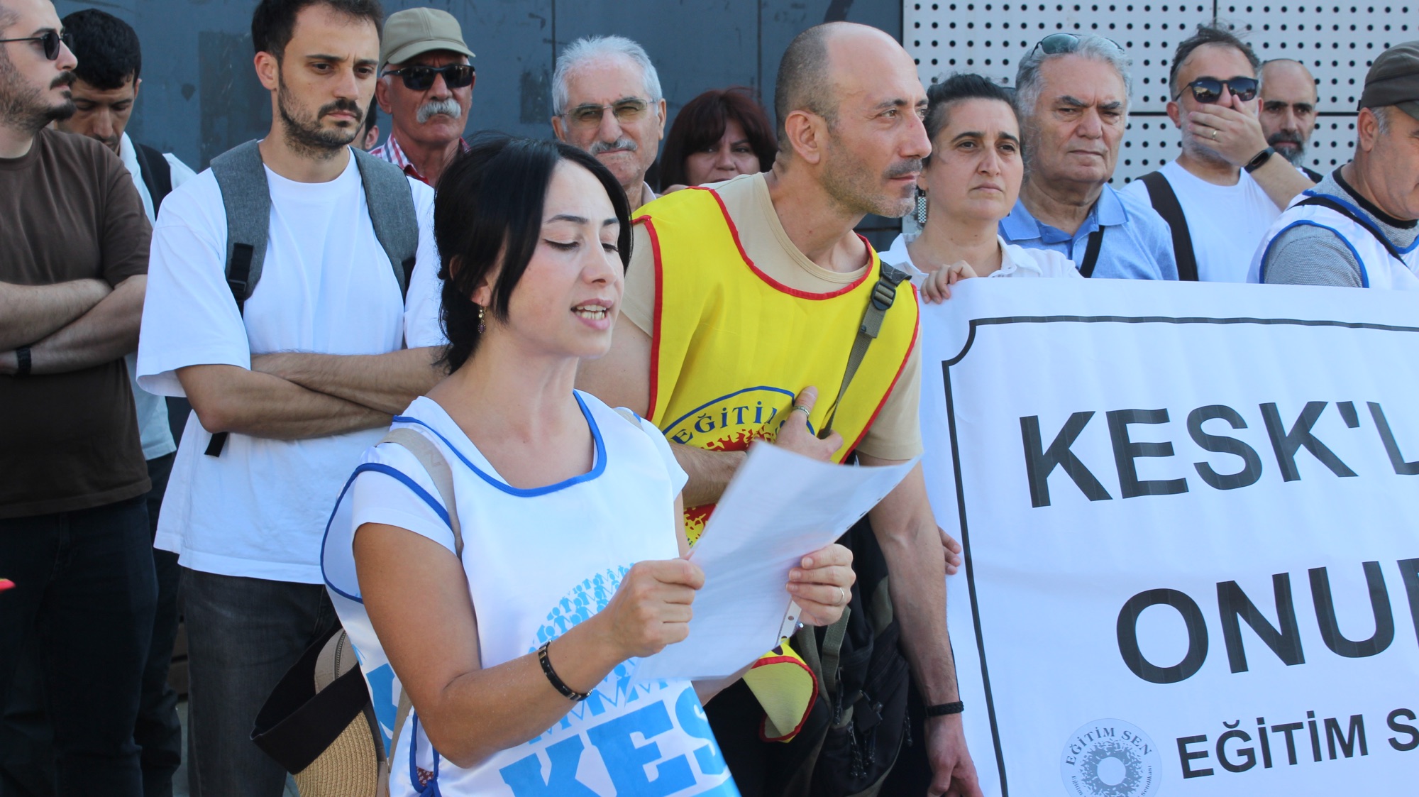 Eğitim Sen Gebze Kent Meydanı’nda Basın Açıklaması Düzenledi