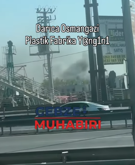 Darıca Osmangazi’de Plastik Fabrikasında Yangın